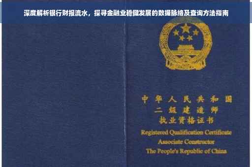深度解析银行财报流水，探寻金融业稳健发展的数据脉络及查询方法指南