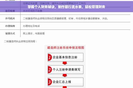 掌握个人财务秘诀，制作银行流水表，轻松管理财务