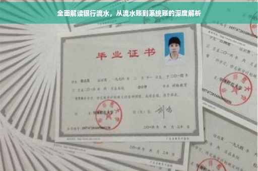 全面解读银行流水，从流水账到系统账的深度解析