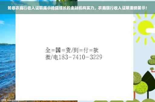 如皋农商行收入证明揭示稳健增长的金融机构实力，农商银行收入证明重磅展示！
