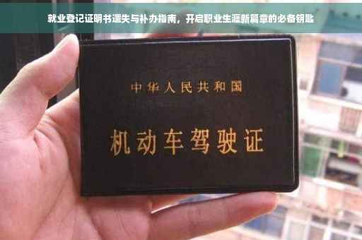 就业登记证明书遗失与补办指南，开启职业生涯新篇章的必备钥匙