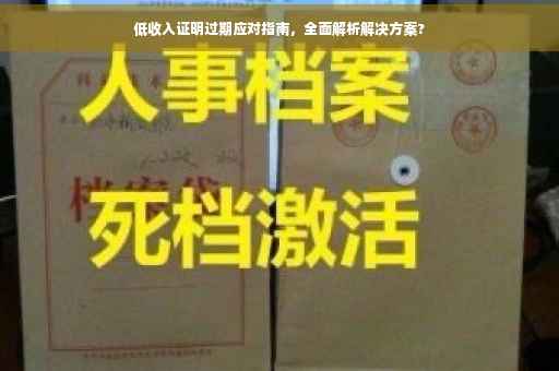 低收入证明过期应对指南，全面解析解决方案?
