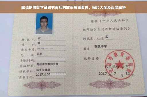 解读护照留学证明书背后的故事与重要性，图片大全及深度解析