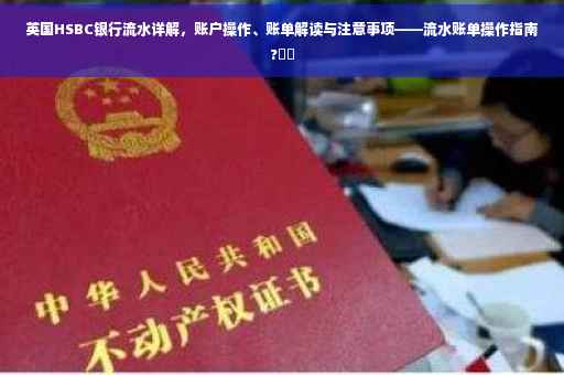 英国HSBC银行流水详解，账户操作、账单解读与注意事项——流水账单操作指南?⚡️