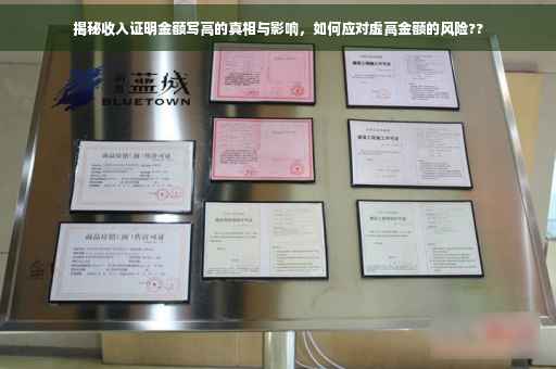 揭秘收入证明金额写高的真相与影响，如何应对虚高金额的风险??
