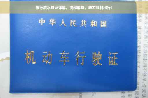 银行流水签证详解，流程解析，助力顺利出行！