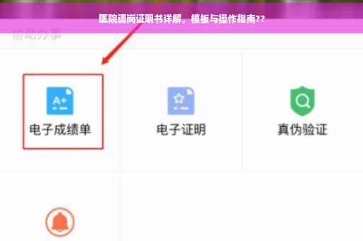 医院调岗证明书详解，模板与操作指南??