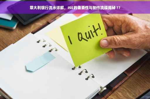 意大利银行流水详解，ISE的重要性与制作流程揭秘 ??