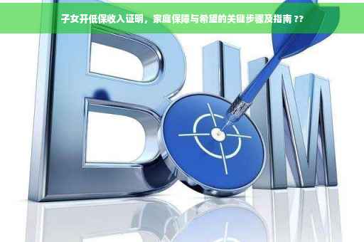子女开低保收入证明，家庭保障与希望的关键步骤及指南 ??