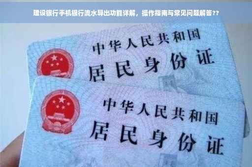 建设银行手机银行流水导出功能详解，操作指南与常见问题解答??