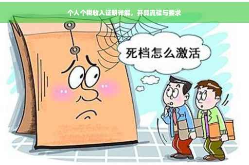 个人个税收入证明详解，开具流程与要求