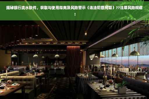 揭秘银行流水软件，获取与使用指南及风险警示（违法犯罪问题）??注意风险规避！