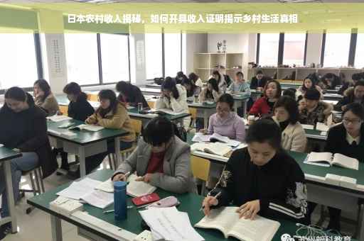 日本农村收入揭秘，如何开具收入证明揭示乡村生活真相