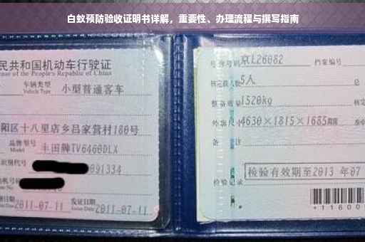 白蚁预防验收证明书详解，重要性、办理流程与撰写指南