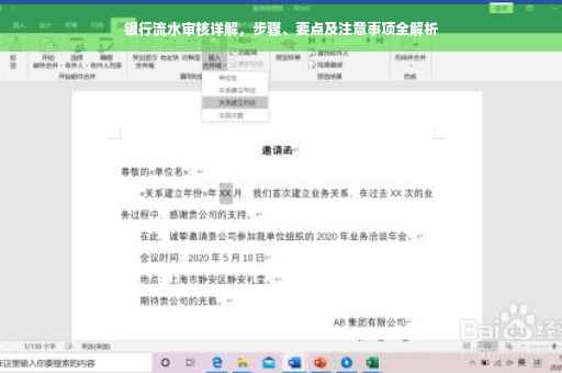 银行流水审核详解，步骤、要点及注意事项全解析