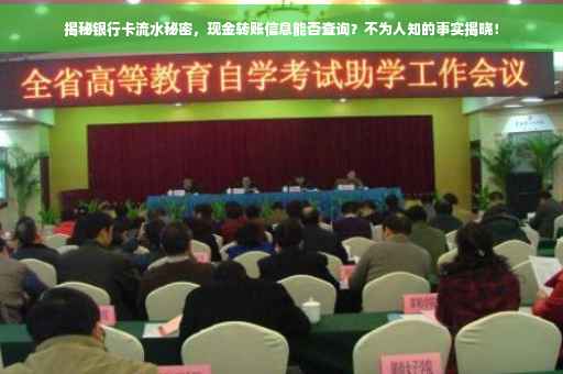 揭秘银行卡流水秘密，现金转账信息能否查询？不为人知的事实揭晓！