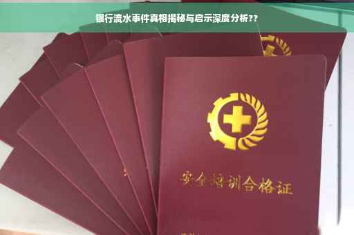 银行流水事件真相揭秘与启示深度分析??