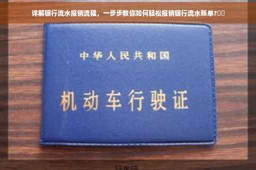 详解银行流水报销流程，一步步教你如何轻松报销银行流水账单?⚡️
