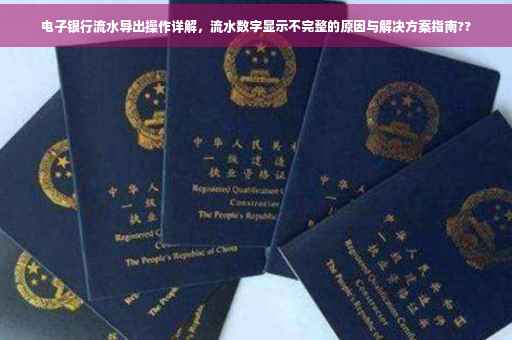 电子银行流水导出操作详解，流水数字显示不完整的原因与解决方案指南??