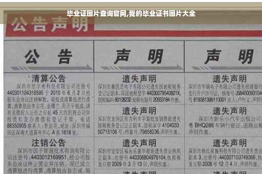 毕业证图片查询官网,我的毕业证书图片大全