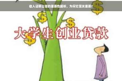 收入证明公章的重要性解析，为何它至关重要？