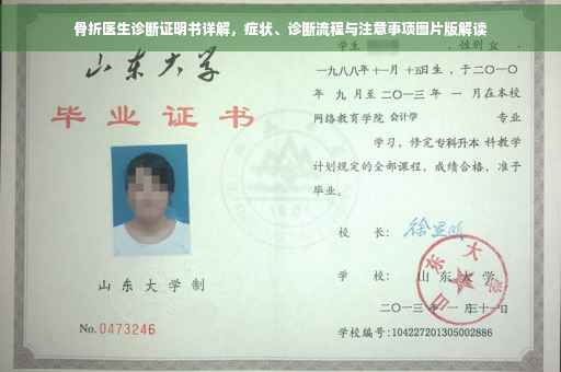 骨折医生诊断证明书详解，症状、诊断流程与注意事项图片版解读