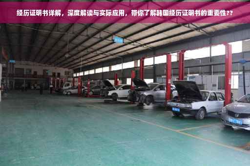 经历证明书详解，深度解读与实际应用，带你了解韩国经历证明书的重要性??