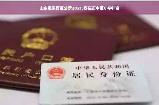 山东道德模范公示2021,枣庄市中区小学排名