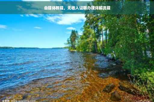 自媒体教程，无收入证明办理详解流程