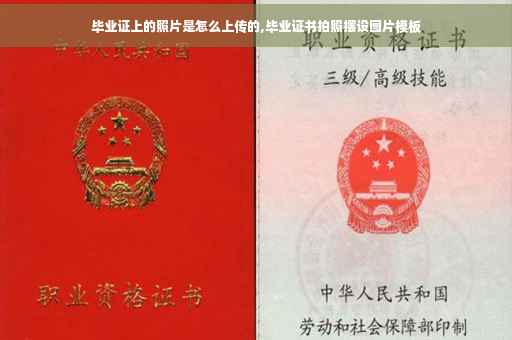 毕业证上的照片是怎么上传的,毕业证书拍照摆设图片模板