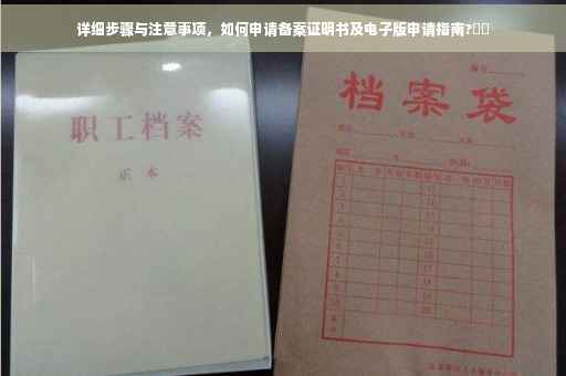 详细步骤与注意事项，如何申请备案证明书及电子版申请指南?⚡️