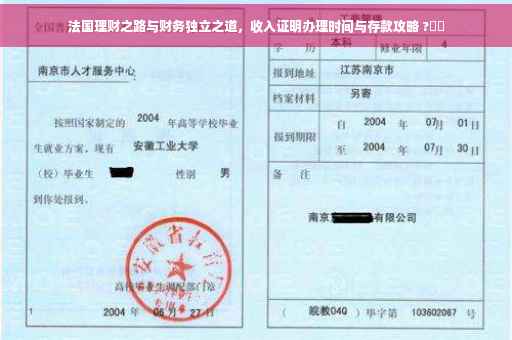 法国理财之路与财务独立之道，收入证明办理时间与存款攻略 ?⚡️