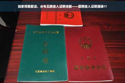 独家观察解读，水电五局收入证明详解——国网收入证明揭秘??