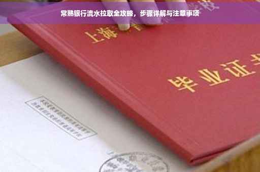 常熟银行流水拉取全攻略，步骤详解与注意事项