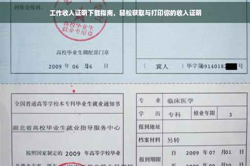 工作收入证明下载指南，轻松获取与打印你的收入证明