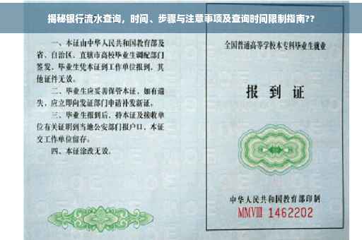 揭秘银行流水查询，时间、步骤与注意事项及查询时间限制指南??