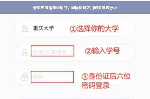 外贸自由销售证明书，国际贸易之门的关键通行证