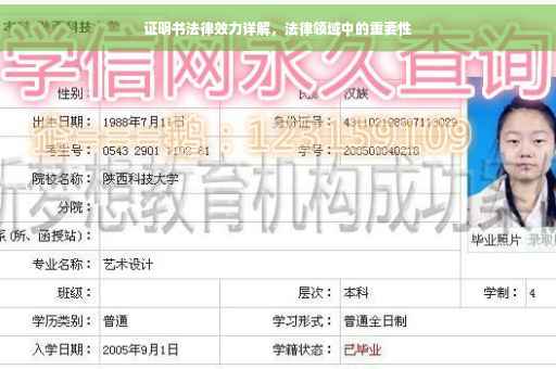 证明书法律效力详解，法律领域中的重要性