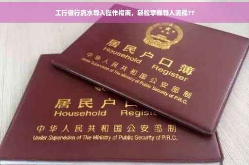 工行银行流水导入操作指南，轻松掌握导入流程??