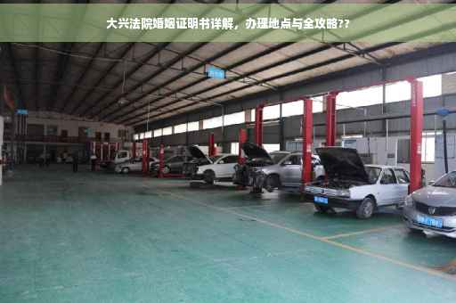 大兴法院婚姻证明书详解，办理地点与全攻略??