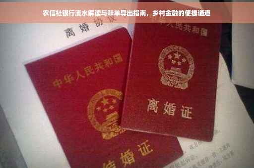 农信社银行流水解读与账单导出指南，乡村金融的便捷通道
