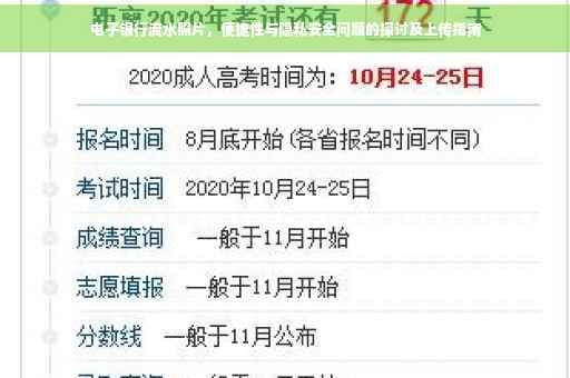 电子银行流水照片，便捷性与隐私安全问题的探讨及上传指南