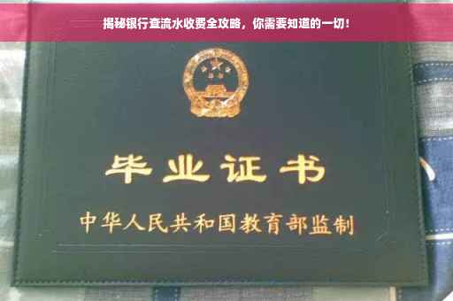 揭秘银行查流水收费全攻略，你需要知道的一切！