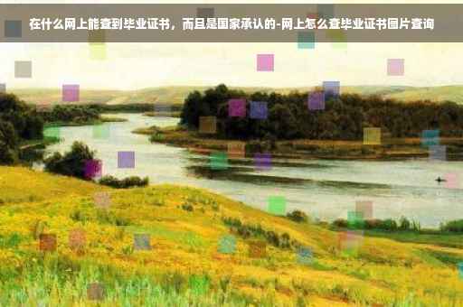 在什么网上能查到毕业证书，而且是国家承认的-网上怎么查毕业证书图片查询