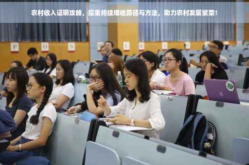 农村收入证明攻略，探索持续增收路径与方法，助力农村发展繁荣！