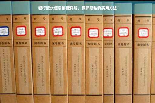 银行流水信息屏蔽详解，保护隐私的实用方法