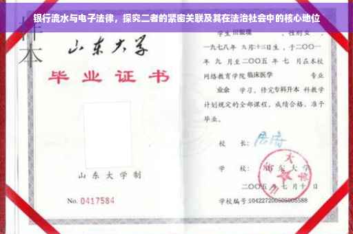 银行流水与电子法律，探究二者的紧密关联及其在法治社会中的核心地位