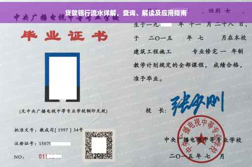 贷款银行流水详解，查询、解读及应用指南