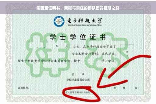 集团军证明书，荣耀与责任的部队团员证明之路