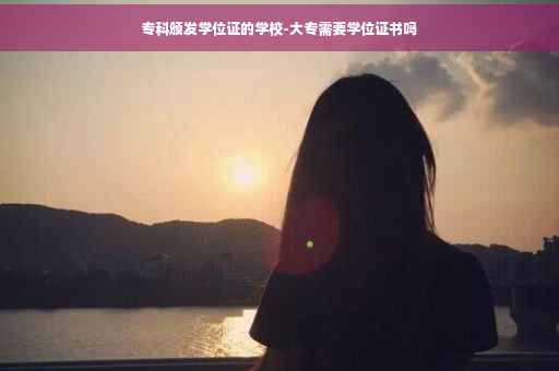 专科颁发学位证的学校-大专需要学位证书吗 专科颁发学位证的学校-大专需要学位证书吗